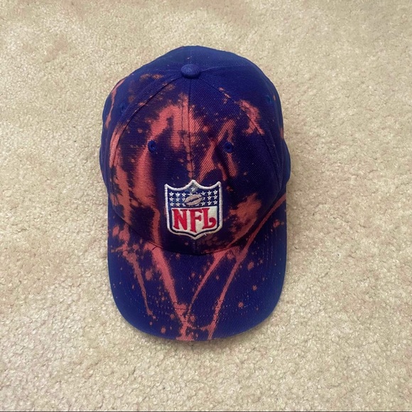 NFL Bleach Splatter Dad Hat OS - Picture 2 of 5
